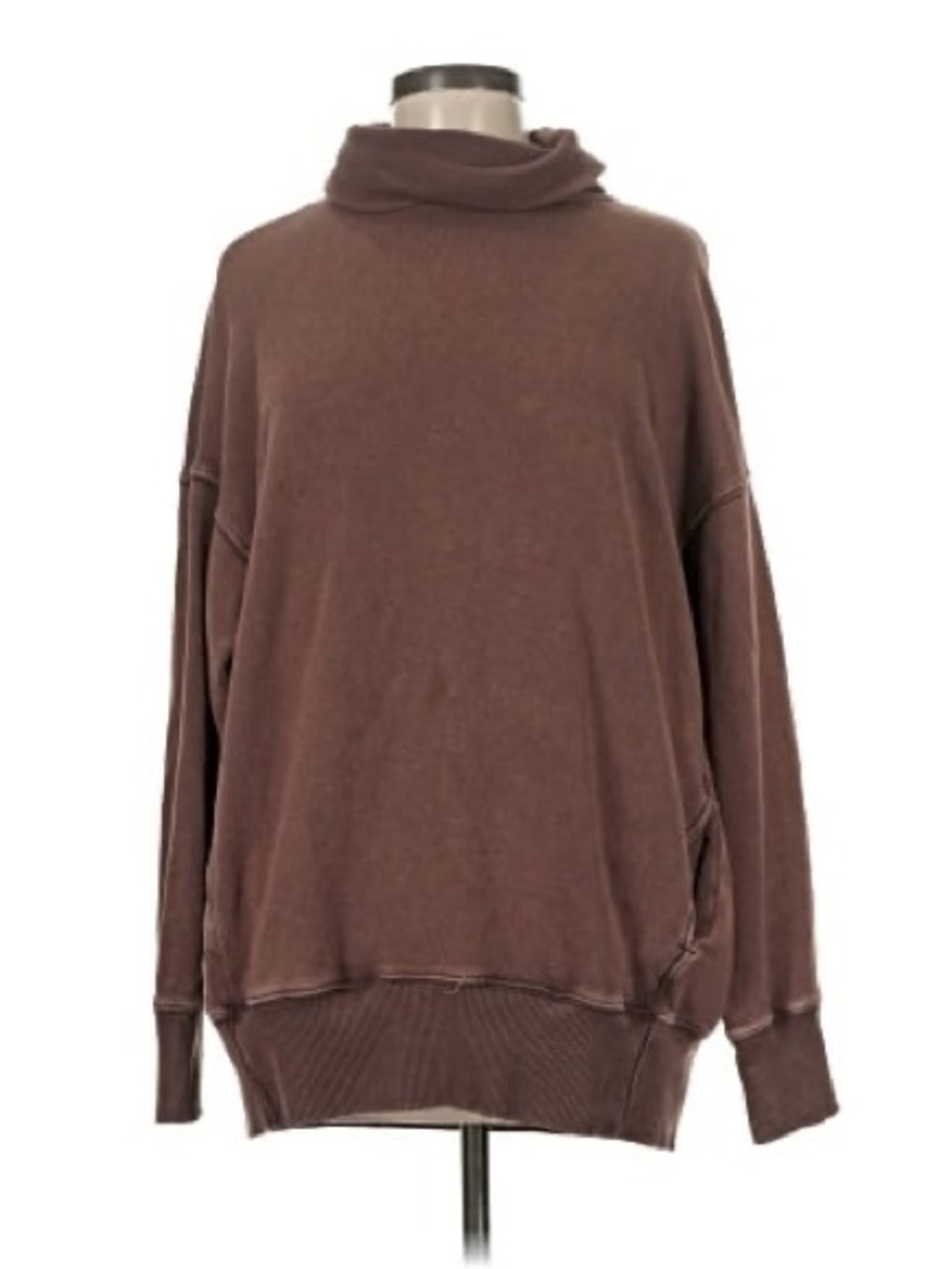 Women’s Aerie chocolate brown cowl neck sweatshirt size small